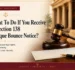 What To Do If You Receive A Section 138 Cheque Bounce Notice?